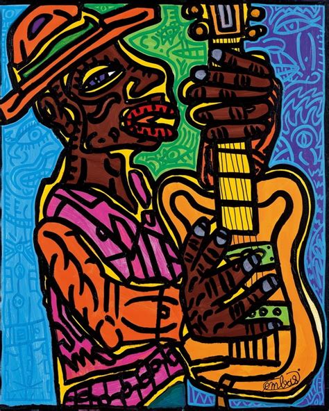 Les bords sont légèrement remontés tout le tour avec normalement un ruban en velours finis avec une boucle qui. Robert Combas | Le Guitariste au Chapeau Rond N'est Pas ...