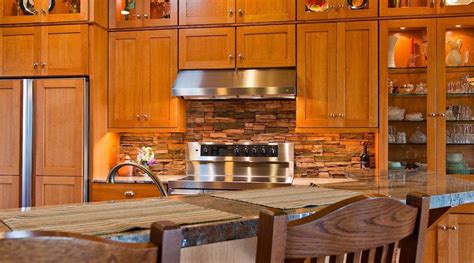 Custom quartersawn oak kitchen cabinets … complete replacement of all cabinets; Timeless Craftsman | designed and installed by Allen's ...