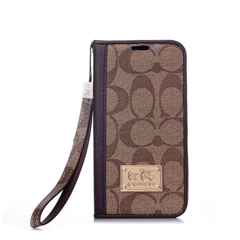 This credit card case holds 5 cards and also supports wireless charging. $33.54 Coach Lattice Strap Flip Chain Leather Cases For ...