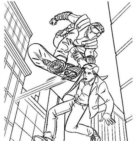 Green goblin (norman osborn) is a rich industrialist and the founder of oscorp technologies. Spiderman And Green Goblin Coloring Pages - Workberdubeat ...