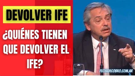 2/8/2021 | el ingreso familiar de emergencia tendrá su octavo y penúltimo proceso de este año, en medio de la discusión sobre su extensión hasta diciembre. ⊛ ¿Quiénes tienen que Devolver el IFE? ¿Por qué motivo?