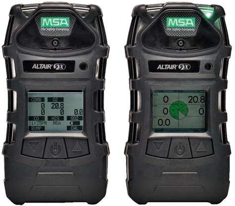 W the device starts the fas. MSA Altair 5X Detector Mono, (LEL, O2, CO, H2S) - 10116924