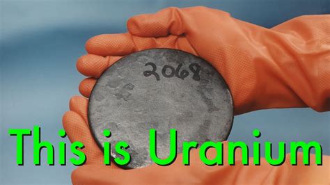 Uranium was discovered in 1789 by martin klaproth, a german chemist, in the mineral called pitchblende. Where can you find uranium? - YouTube