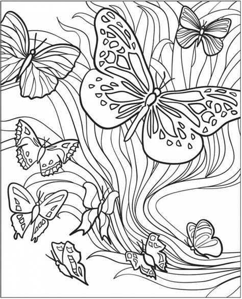 It can be with crayons, a yes, coloring does in fact help stretch a child's patience, but it can be the same for adults as well. Get This Adult Butterfly Coloring Pages to Print 7a8e2