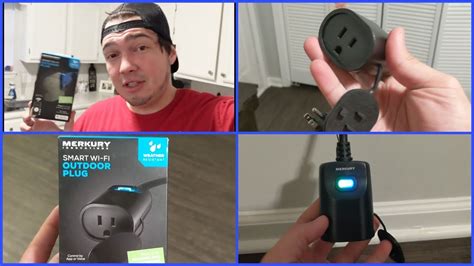 $20 Merkury Smart Wi-Fi Outdoor Plug Setup & Review! - YouTube