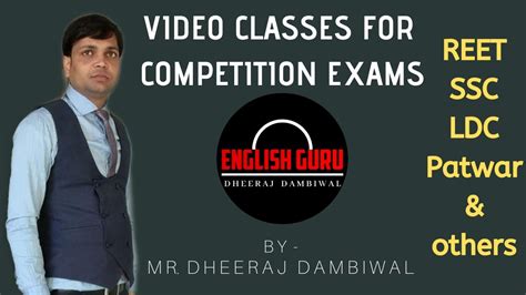 Check spelling or type a new query. Introduction to English Guru | Mr. Dheeraj Dambiwal ...