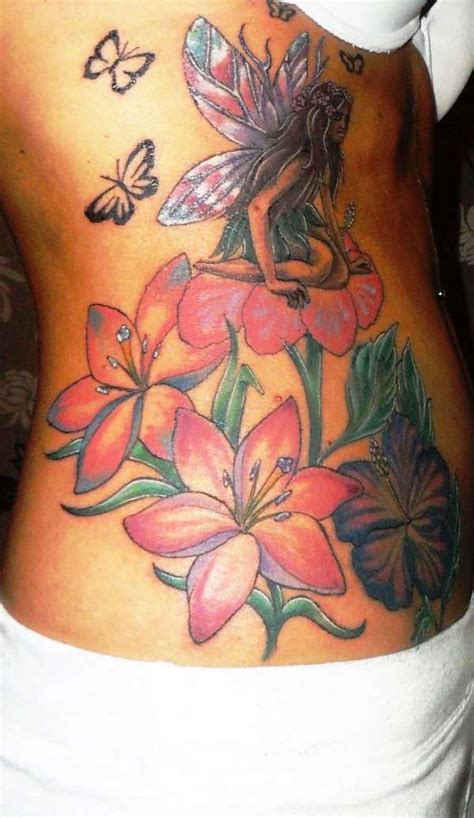 Find and save ideas about butterfly fairy tattoo design on tattoos book. Fairy On Flowers | Fairy tattoo designs, Flower tattoos ...