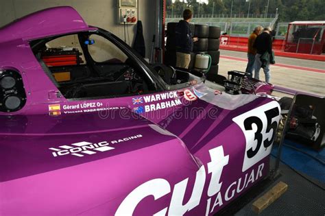 Mijn bezoek aan het circuit van imola. Imola Classic 26 October 2018: Jaguar Prototype XJR14 1991 ...