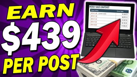 Earn $439 PER POST🔥 Easy WAY To MAKE MONEY ONLINE💰 (Full ...