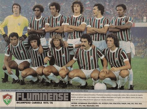 «quem abriu o placar hoje foi o #ceifador. Botões para Sempre: Fluminense - bicampeão carioca 1975 ...