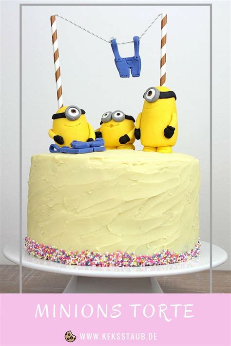 Würde mir fertigen fondant kaufen, da es hier in wien ein super backgeschäft gibt mit allem drum und dran. Minions Geburtstagstorte | keksstaub.de | Kuchen rezepte ...