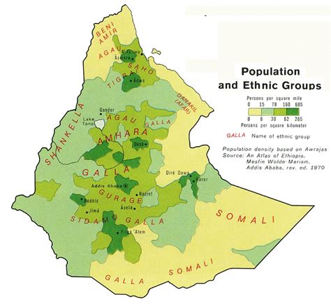 Éthiopie cartes encyclopædia universalis carte géographique et touristique de. Carte de l'Ethiopie et de l'Erythrée (démographie et ...