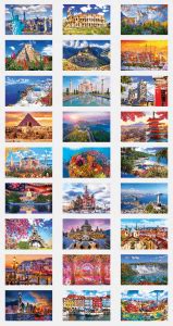 The puzzle is separated into 27 bags that make up each image. Kodak Announces the Largest Puzzle in the World