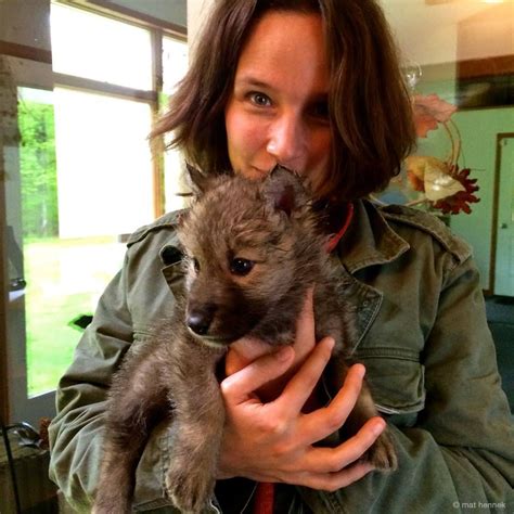 Hélène grimaud is a french classical pianist and the founder of the wolf conservation center in south salem, new york. Helene Grimaud with Nikai--Wolf Conservation Center Photo