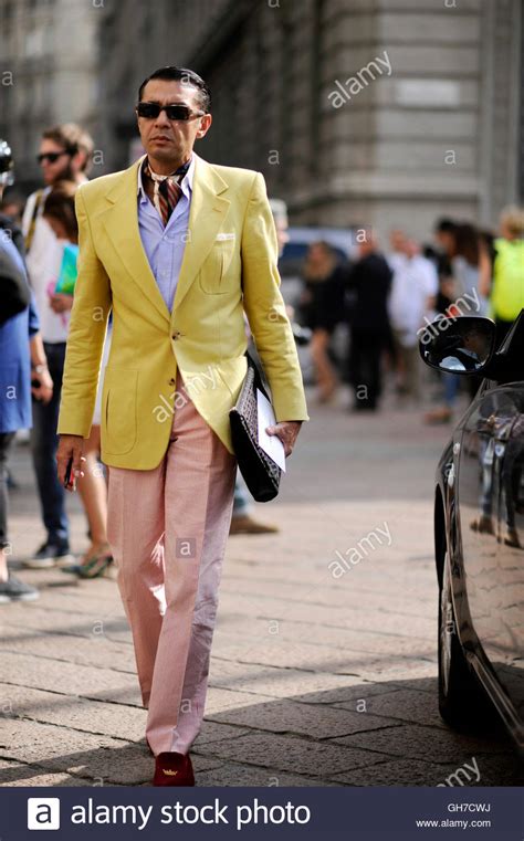 Are there any common features in italian houses that can distinguish italian style in interior design? Italian mens style during Milan Fashion Week Stock Photo ...