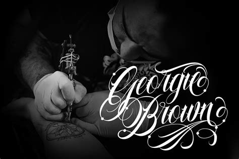 Get unlimited access to over 2,200 font families for $14.99. Familia Tattoo Lettering Font (370936) | Calligraphy ...