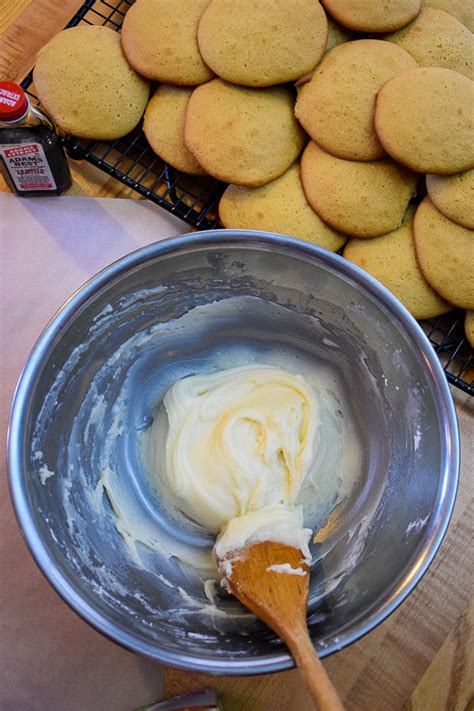 Cream shortening, add brown sugar and cream together. Sour Cream Drop Cookies - Grumpy's Honeybunch