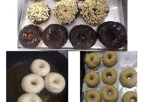 Donat biasanya berbentuk cincin dengan lubang di bagian tengahnya. Resep Donat Kentang Empuk Takaran Sendok / Resep Donat Takaran Sendok Yang Lezat Sekali Masakan ...