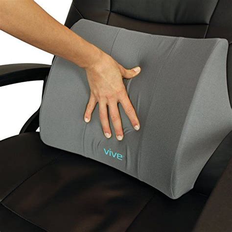 Backrest pillows aren't just for seniors who want to catch up on a little reading before bedtime. Lumbar Support Pillow by Vive - Lower Back Seat Cushion ...