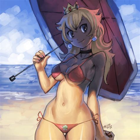 You must be over the age of 18 or. Rule 34 - beach bikini blonde hair nintendo parasol ...