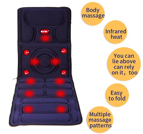 Heated mattress pads aren't just for warmth. Electric Foldable Vibrator Heated Full Body Massage ...