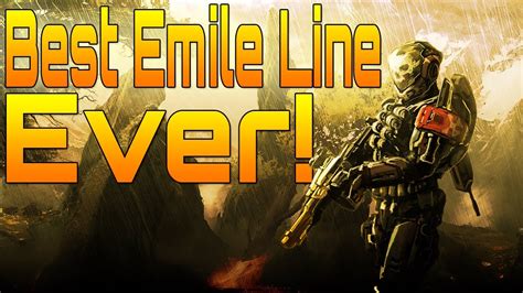 The campaign is just the start. Halo Reach Easter Egg - Emile's Best Line - YouTube