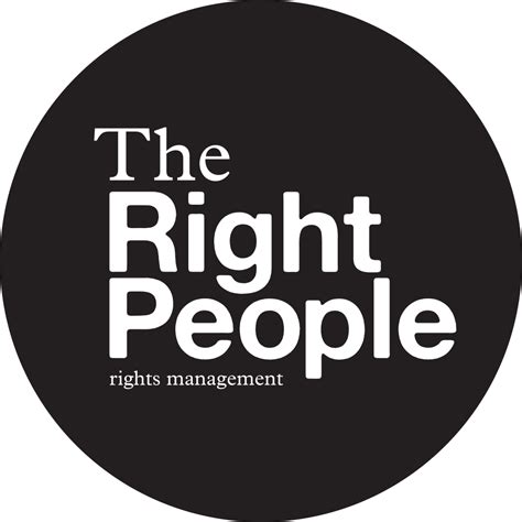 The only change they need to make (that any of us needs to make) is to be more authentically ourselves. The Right People - Rights Management
