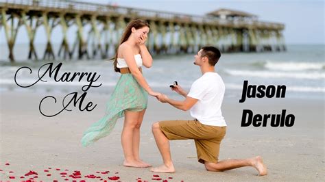 I swear that i will mean it i'll say will you marry me? Marry Me - Jason Derulo (tradução) HD - YouTube