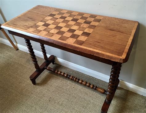 There are 401 antique chess table for sale on etsy, and they cost $259.57 on average. Antique Victorian Mahogany Hall Table With Inlaid Chess ...