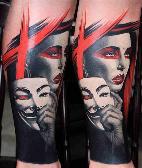 Flower spine tattoos silhouette tattoos realistic tattoo sleeve nerd tattoo life tattoos tattoo project banksy tattoo tech tattoo v for vendetta tattoo. Tatuajes V de Vendetta un Símbolo Revolucionario ...