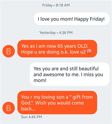 If you want to make your wife or girlfriend feel appreciated, then giving her a thoughtful reminder of your feelings is a great place to. Messages like this from my mom now make me feel bad for ...
