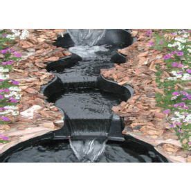 It's a good size for a large pond measuring about 9 x 16 x 1.5 feet or about 1,200 gallons of water and the black color blends naturally into your pond environment. MacCourt 7.5-Gallon Black High Density Polyethylene Pond ...