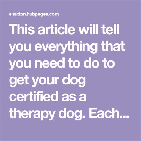 This is the newest place to search, delivering top results from across the web. How to Get Your Dog Certified as a Therapy Dog | Therapy ...