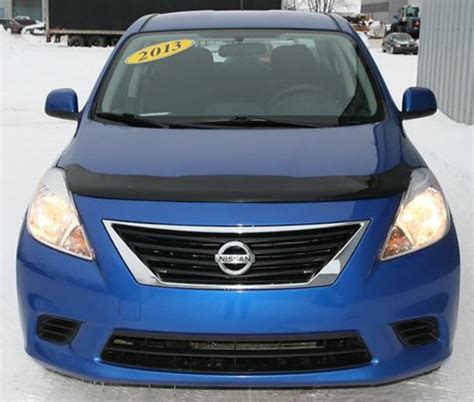 The 2012 nissan versa sedan is about as compelling as an old dishwasher, but its fuel efficiency, roominess and unrivaled value will get a lot of shoppers to overlook that. Nissan Versa Sedan (2012-Up) FormFit Hood Protector ...