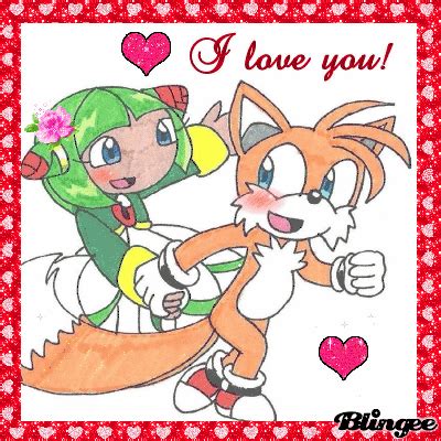 Tails kisses cosmo as a pot. Tails x Cosmo Picture #137538325 | Blingee.com
