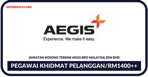 The company provides business process outsourcing (bpo) outfit. Jawatan Kosong Terkini Pegawai Khidmat Pelanggan Di Aegis ...