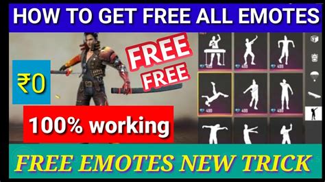 Most of the free fire gamer likes to top up with some discount. How To Get Free Unlock All Emote In Free Fire - Free Free ...