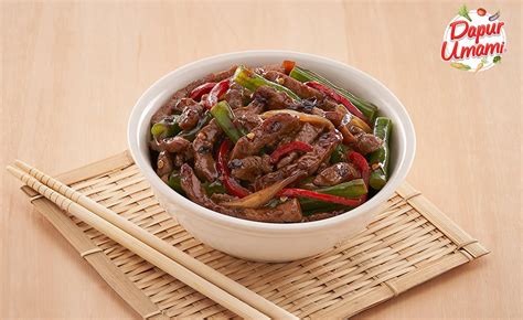 Resep kali ini akan membahas bistik sapi. Resep Daging Sapi Szechuan Ala SAORI® - Dapur Umami Stage