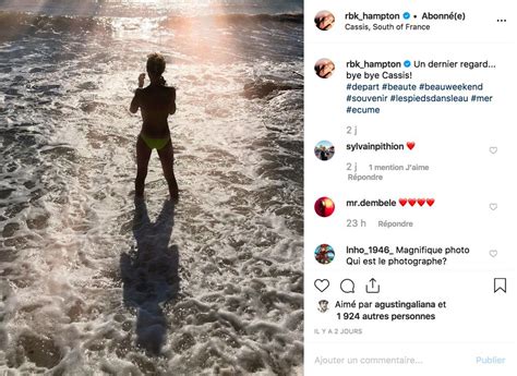 Vous pouvez admirer sa superbe plastique pendant qu'elle se doigte. PHOTOS. Rebecca Hampton (Plus Belle la vie) sublime en maillot... - Télé Star