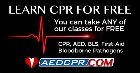 We offer first aid, bloodborne pathogens (bbp), basic life support (bls), and healthcare (hcp) cpr classes. Free Online CPR Classes - AEDCPR