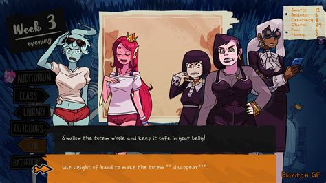 Get a date with any character(not sure if going alone is a viable option), while being a bear. Monster prom guide.