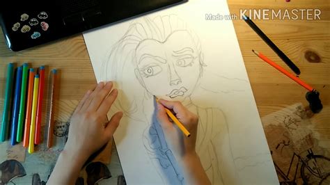 This kind of talent is also possessed by a lot of artists. Draw a girl's face (Fortnite) - YouTube