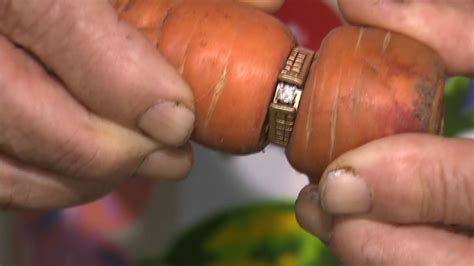These insurance policies go beyond just covering the diamond and they'll cover you if the ring is stolen, lost or otherwise damaged. Lost Engagement Ring Found Wrapped Around Carrot - YouTube