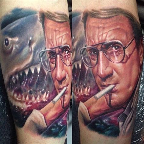 Painless and easy to apply. 16 Tattoos Inspired By Movies - 'Jaws' | Sarcasm Society
