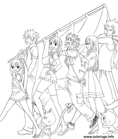 During a daring rescue, she encounters natsu who is part of the guild and eventually offers her a place. Coloriage Natsu Parade 595x702 dessin