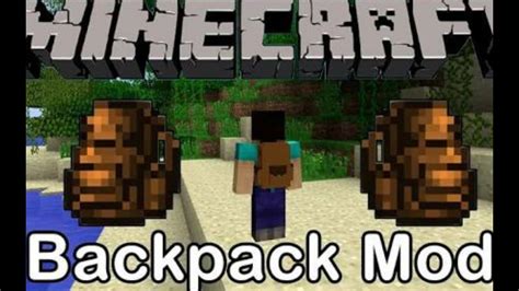 Maybe you would like to learn more about one of these? MOD BACKPACK NO MINECRAFT - YouTube