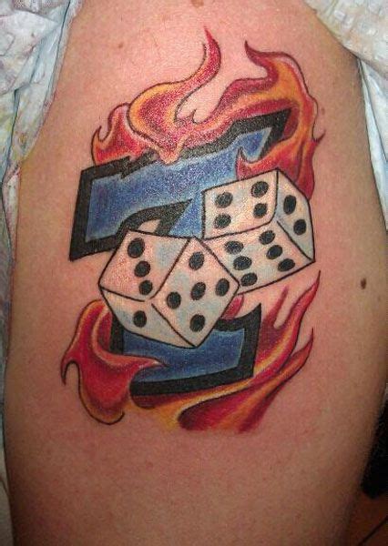 Letterbox delivered monthly from hornsby to the hawkesbury. Lucky 7 Dice Tattoo by Paulo Lindh | Dice tattoo, Tattoos, Flame tattoos