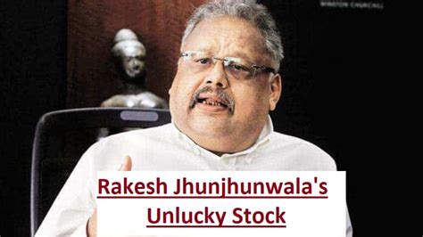 The new york stock exchange concluded business at 1:00 p.m. This Rakesh Jhunjhunwala stock crashed 23% in just 3 days ...