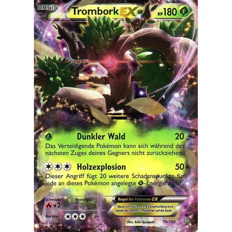 Malvorlagen, pokemon, zeichnung, trombork, bilder zum ausmalen. Trombork-EX - 19/160 - EX