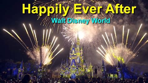 Happily ever after clocks in at a stunning 18 minutes of fireworks, 50% longer than the previous show, and is said to have twice as many fireworks. Best Fireworks Show Ever Happily Ever After Complete Show ...